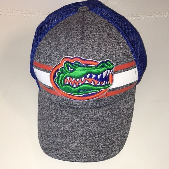 Blue Jersey Albert the Alligator Florida Gators Mesh Snapback Baseball Cap Hat - Picture 1 of 3